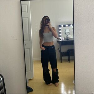 wild fable black baggy jean